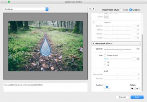 Step 6a: Setting up a Graphic Watermark in Lightroom