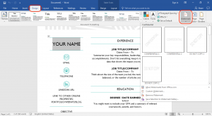 Wasserzeichen Funktion in Word 2017